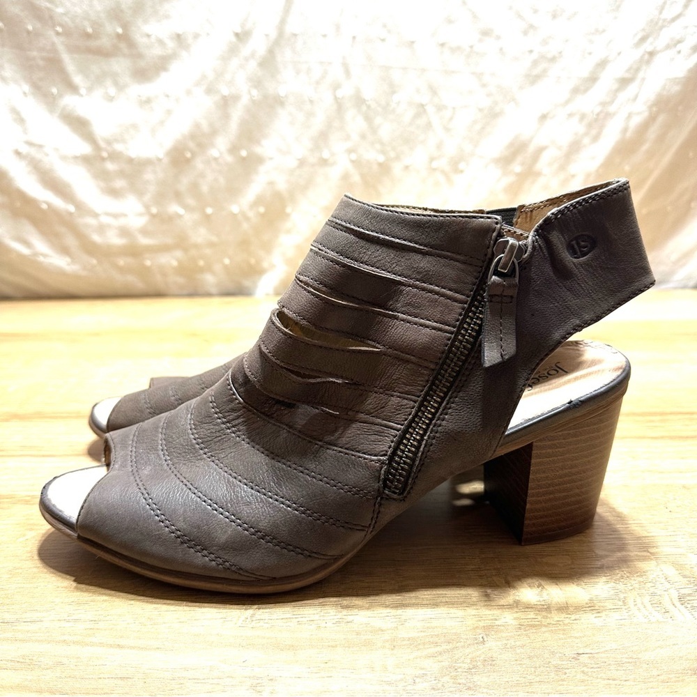 Josef Seibel Bonnie Open Toe Block Heel Bootie